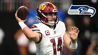 Washington Commanders Trade Quarterback Sam Howell To The Seattle Seahawks Heres My Thoughts [upl. by Aziram]