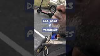 DRA 2023 short vid testing portable electric vehicle pev scooter offroad winter woods trails [upl. by Ellen768]