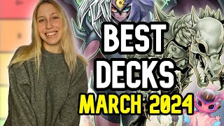 YuGiOh Best Meta Decks Tier List March 2024 [upl. by Malamud]