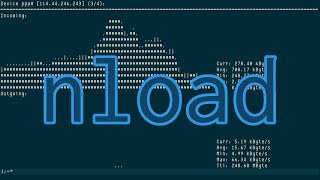 nload network traffic and bandwidth monitor [upl. by Nosnar75]