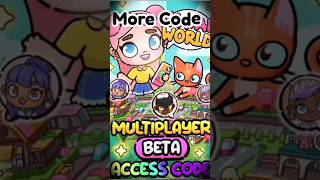 AVATAR WORLD MULTIPLAYER BETA CODE  shorts [upl. by Han]