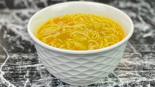 SOUPE AUX VERMICELLES ET POULET 🍜 La recette parfaite pour se réchauffer  Deli Cuisine [upl. by Amoihc]