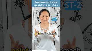 Acupressure Point to Relieve Sinus Congestion and Eye Strain [upl. by Nwahsar]