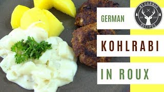 How to cook Kohlrabi in Roux ✪ MyGermanRecipes [upl. by Wilonah]