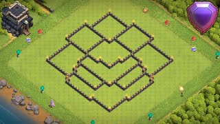 Diseño Ayuntamiento 9  Th9  Subida De Copas Clash of Clans Cuarenta Y Uno [upl. by Sadnak674]