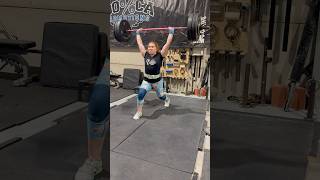 90KG Power Clean amp Jerk 💃🏽 [upl. by Marie-Jeanne640]