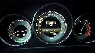 2015 MercedesBenz E 220 CDI  9GTronic  0100kmh acceleration [upl. by Annairdua]