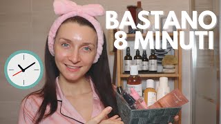 SKINCARE ROUTINE MATTINA SUPER VELOCE PER CHI HA POCO TEMPO ⏰ [upl. by Lumbye]