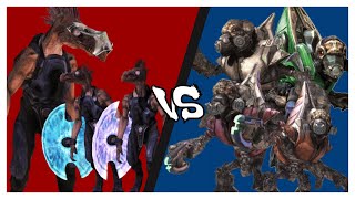 Halo 3 AI Battle  Jackals VS Grunts Halo 3 Mods [upl. by Tillio692]