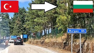 Turkey  Bulgaria  Crossing The Border By Car [upl. by Anilrats275]