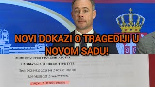 Miroslav Aleksić Potvrda o prijavi radova za Železničku stanicu u Novom Sadu izdata tek 16 oktobra [upl. by Ailliw]