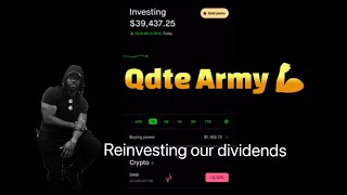 Investing w Og Ep 9 Qdte Paid Me Dividends  Drip Reinvestment [upl. by Haleelahk]