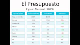 Cómo empezar un Presupuesto Personal en 3 minutos [upl. by Simaj]