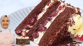 I finally mastered a rich yet light as a cloud BLACK FOREST CAKE recipe [upl. by Hewie]