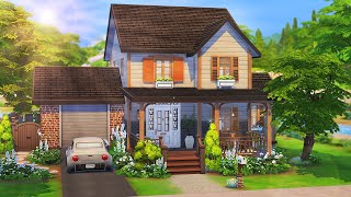 FAMILYS FIRST HOME 💕  The Sims 4 Speed Build [upl. by Ahtael822]