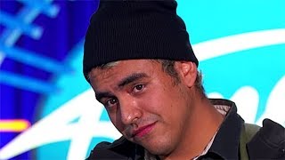 REACTION Alejandro Aranda American Idol Audition [upl. by Nauqat242]