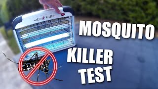 Test MOSQUITO killer lamp  piège à moustique lampe bleu [upl. by Lika]