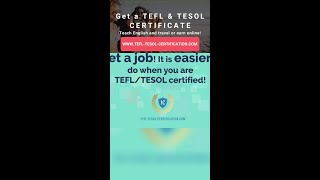 TEFLTESOL cert Get resume and demo lesson support too [upl. by Brinna]