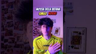 MOSSA DELLA BEFANA GIALLO O ROSSO 👀 calcio arbitro meme danjk [upl. by Rekab927]