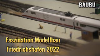 FASZINATION MODELLBAU  Messe Friedrichshafen 2022  Züge [upl. by Nomyaw955]