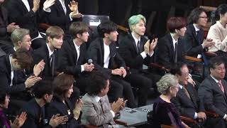 181024 대중문화예술상 interview 방탄소년단 BTS reaction [upl. by Higgins]