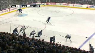 NHL 2014 11 06 Pittsburgh Penguins vs Winnipeg Jets [upl. by Goldstein]