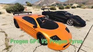 GTA 5 Online  Progen GP1 VS Tyrus Dragrace [upl. by Seward]