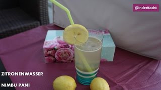 Nimbu Pani  Fat Burner Detox  Zitronenwasser indisch [upl. by Azer516]