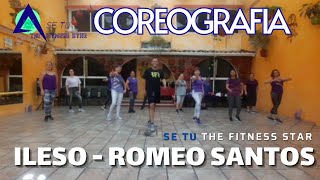 ILESO  ROMEO SANTOS FT TEODORO REYES  BACHATA  COREOGRAFIA FT LUIS R  SE TU THE FITNESS STAR [upl. by Magulac]