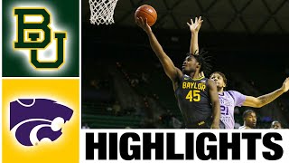 9 Baylor vs Kansas State Highlights  NCAA Mens Basketball  2024 College Basketball [upl. by Darsey]