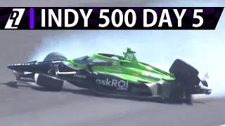 INCREDIBLE DRAMA  Indy 500 Practice Qualifying Day 1 Report [upl. by Annaik645]