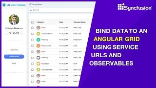 Bind Data to an Angular Grid Using Service URLs and Observables [upl. by Janene735]