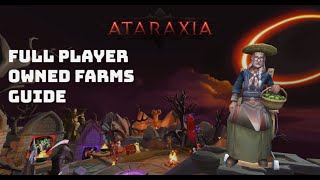 Ataraxia RSPS  FULL Player Owned Farms Guide [upl. by Dinny30]