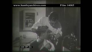 First Xray film from 1897 and other medical films Archive film 14085 [upl. by Anaerb]