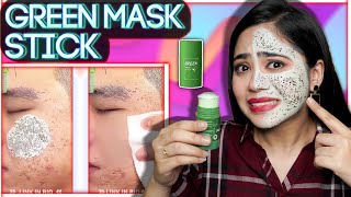 Viral Green Mask Stick🙀 Does this Green mask stick Works 🤮Ronak Qureshi [upl. by Soni]