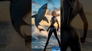 Madame Web and Shark hybrid superhero madameweb trendingnow howto usatrending foodie shorts [upl. by Shore]