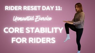 Day 11 Core Stability for Riders [upl. by Tootsie]