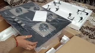 Greenchef Glace Automatic 4 burner hob cooktop best cooktop cooktop unboxing viral [upl. by Mond32]