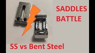 SS vs Bent Steel Saddles Comparison [upl. by Ariuqahs]