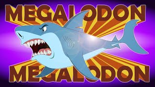 Megalodon Song  Giant Shark Song  Prehistorica by Howdytoons [upl. by Ayekal]