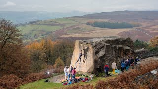 Deliverance f7B Stanage Plantation Peak District [upl. by Leodora]