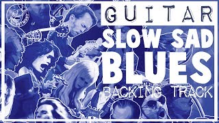 Slow Sad Blues Backing Track in C Minor [upl. by Dry200]