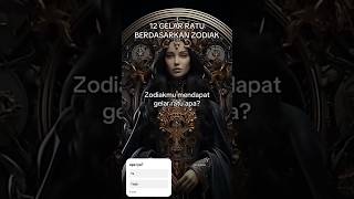 Gelar ratu zodiak zodiak zodiakharian fypage [upl. by Kile]