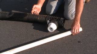 How to Adapt PVC to Corrugated Pipe Correctly by Apple Drains [upl. by Bill]