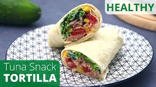 Make Best Tuna Tortilla Wrap Recipe in 2minutes Everyday Tasty Food [upl. by Burkhart]