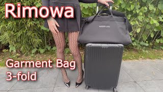 RIMOWA  UNBOXING amp REVIEW  Garment Bag 3fold [upl. by Kitarp]