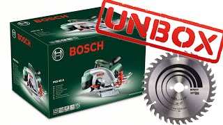 BOSCH PKS 55A Circular Saw  Unboxing [upl. by Zosima]