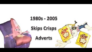 1980s2005 Skips Crisps TV Advert Compilation [upl. by Nilram]