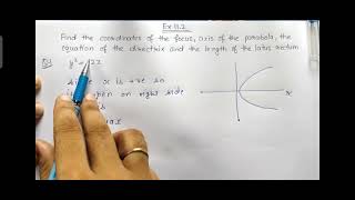 parabola class 11th elements easy trick [upl. by Neesay]