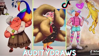 AudityDraws Tiktok Funny Videos  Best Audity Art tiktoks 2023 [upl. by Iclehc713]